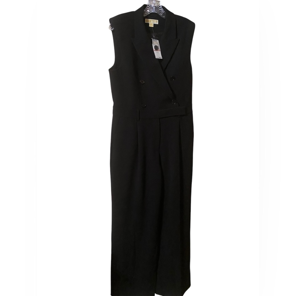 Michael Kors Crepe Double-Breasted Jumpsuit NWT